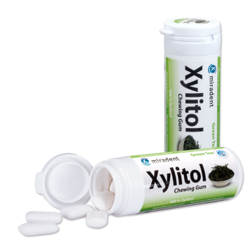 Xylitol Chewing Gum Green Tea, 30pcs