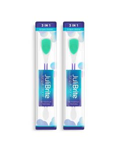 JuliBrite Zungenreiniger 2er-Pack (Grün)