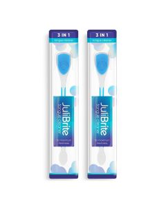 JuliBrite Zungenreiniger 2er-Pack (Blau)