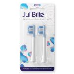 JuliBrite® Replacement Brush Heads, White (2 pcs)
